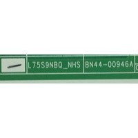 LED DRIVER PARA TV SAMSUNG / NUMERO DE PARTE BN44-00946A / L75S9NBQ_NHS / BN4400946A / AM5RK5G0582 / PANEL CY-TN075FLAV4H / MODELO QN75Q9FNAFXZA